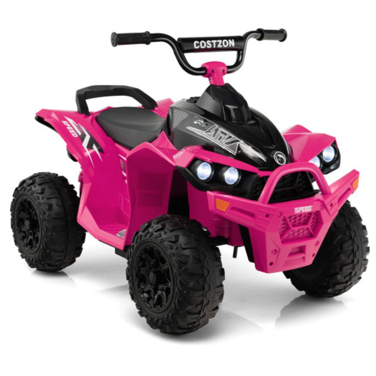 Kids Ride On ATV with Rechargeable Battery, Music and Anti-Slip Wheels